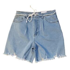 Sonoma Women Juniors Denim Cut-Off Bermuda Shorts Size 15/32W NWT